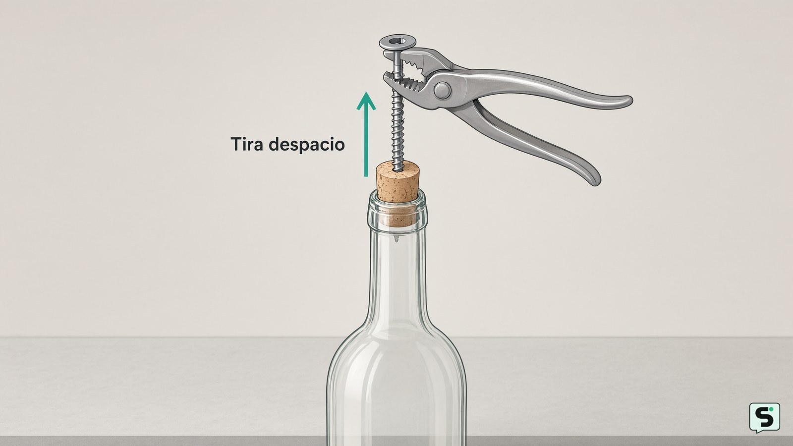 Cómo abrir una botella de vino sin sacacorchos: opciones