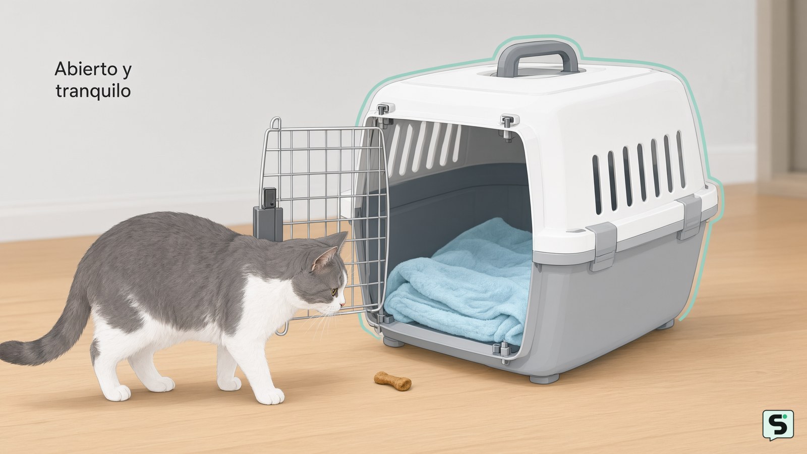 Cómo acostumbrar a un gato al transportín