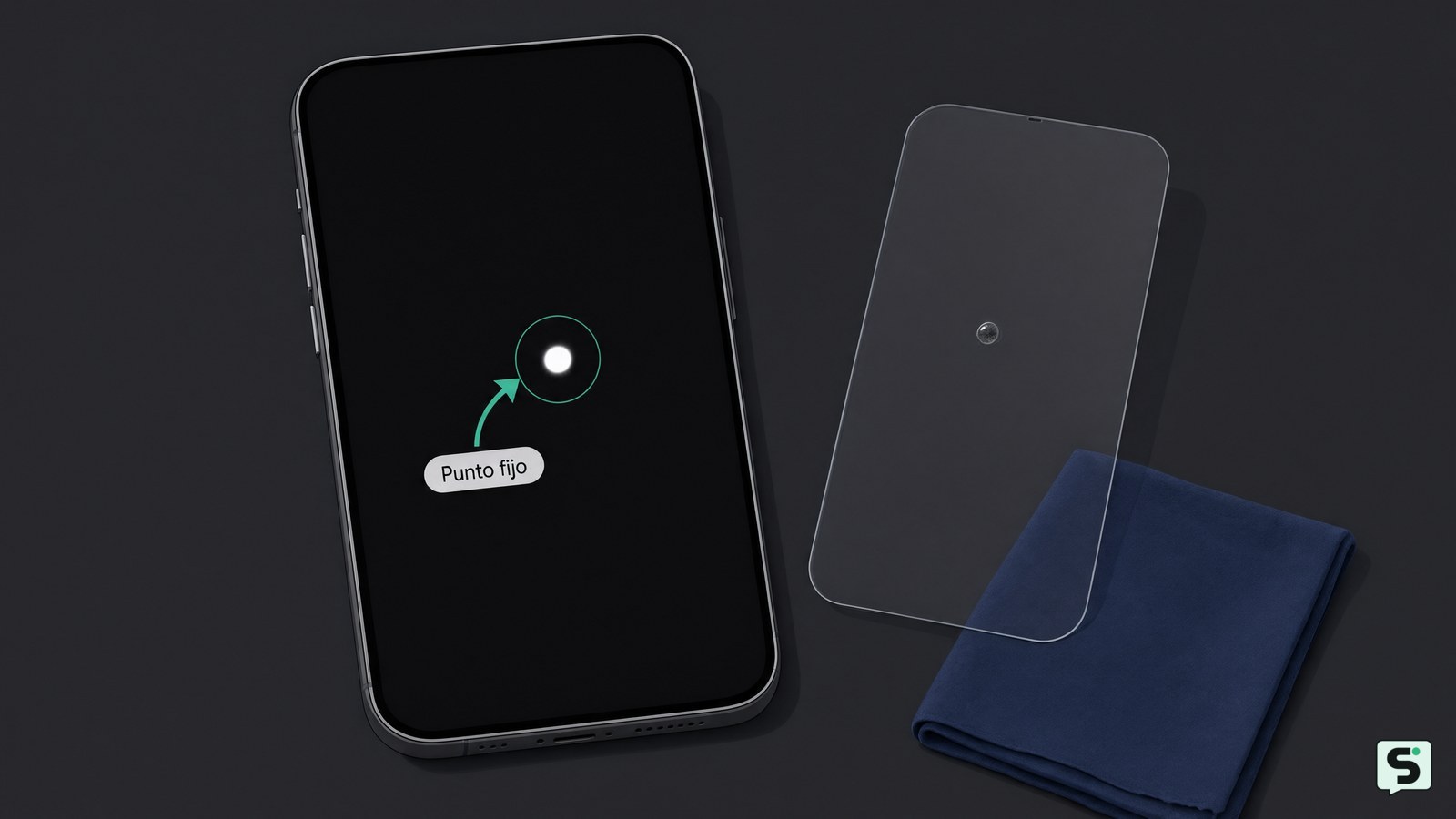 Cómo arreglar puntos blancos en la pantalla del teléfono