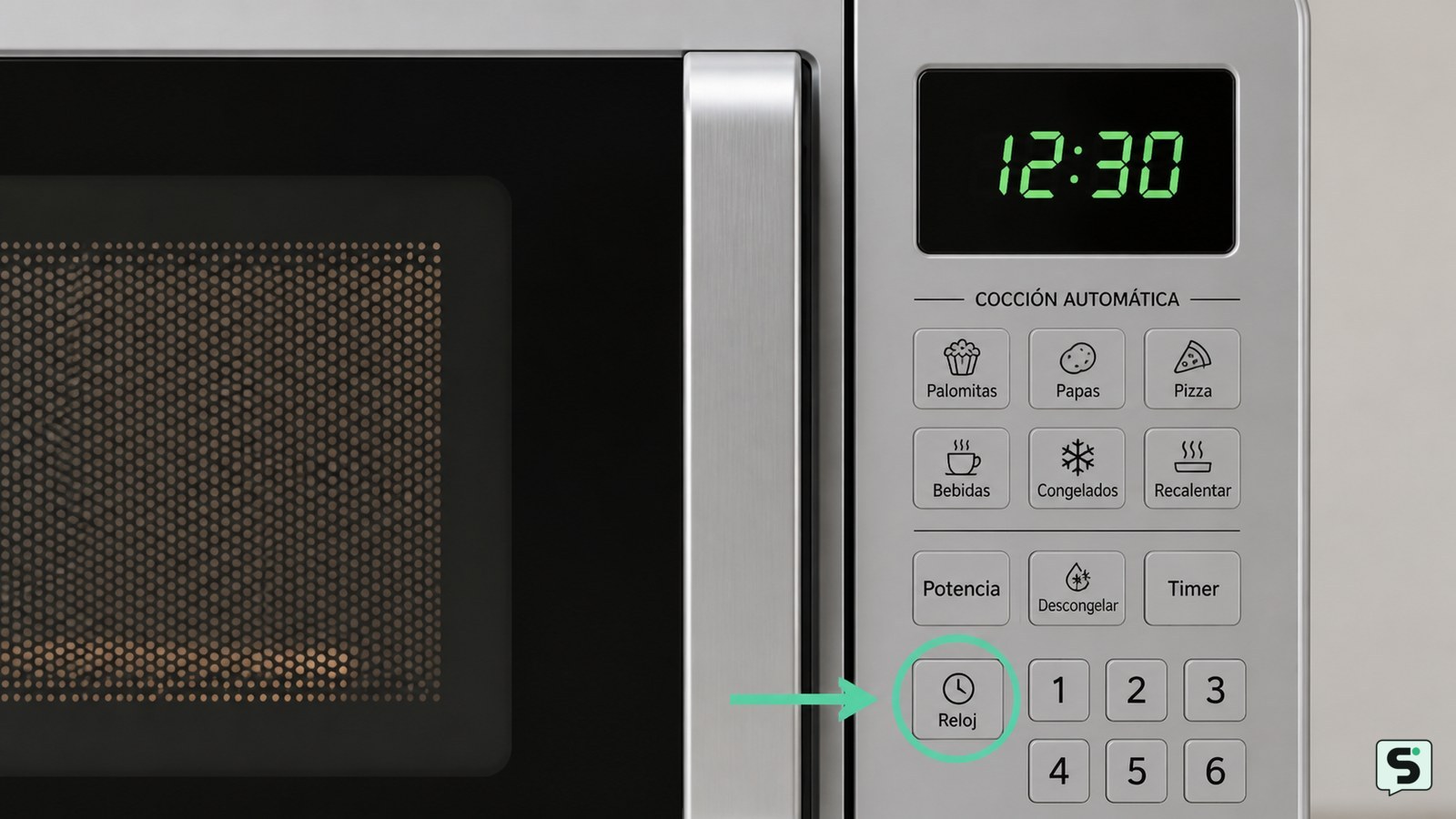 Cómo cambiar la hora en el microondas: pasos