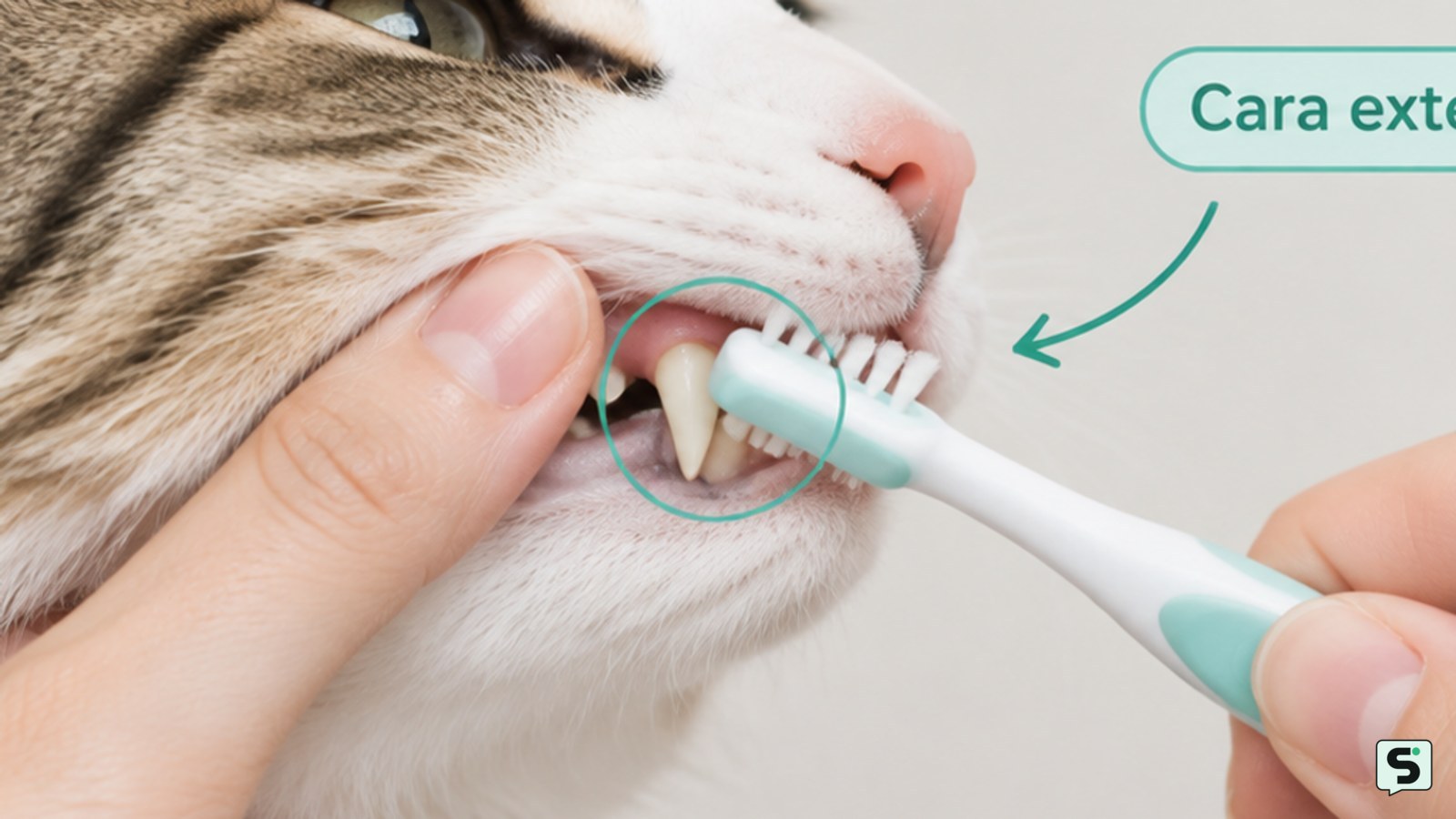 Cómo cepillar los dientes de un gato: sin estrés