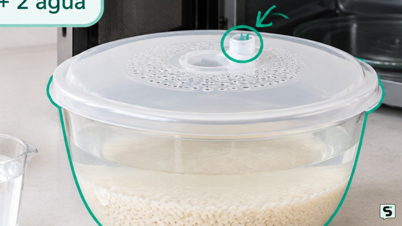 Cómo cocinar arroz en microondas: grano tierno