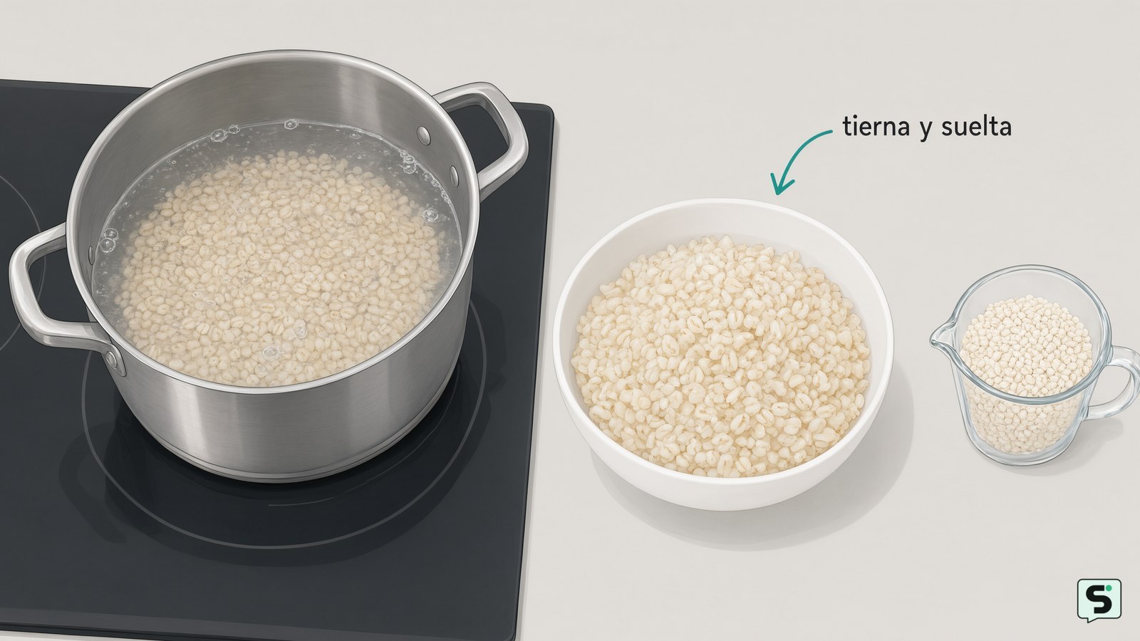 Cómo cocinar cebada: método básico y versátil