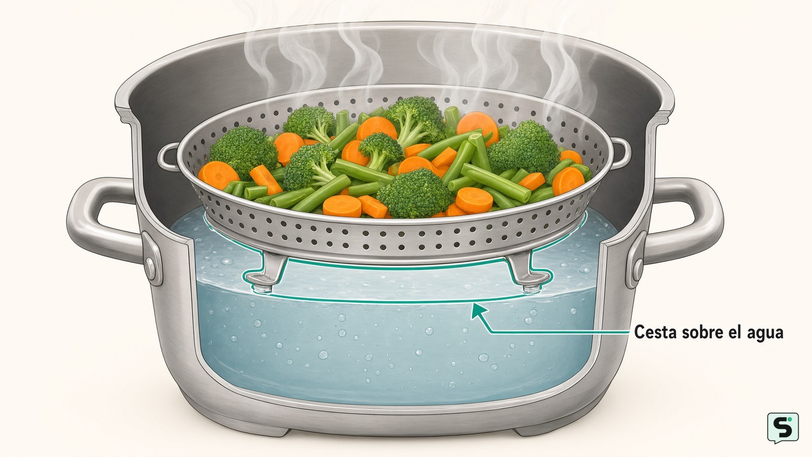 Cómo cocinar verduras al vapor: tiernas y con color
