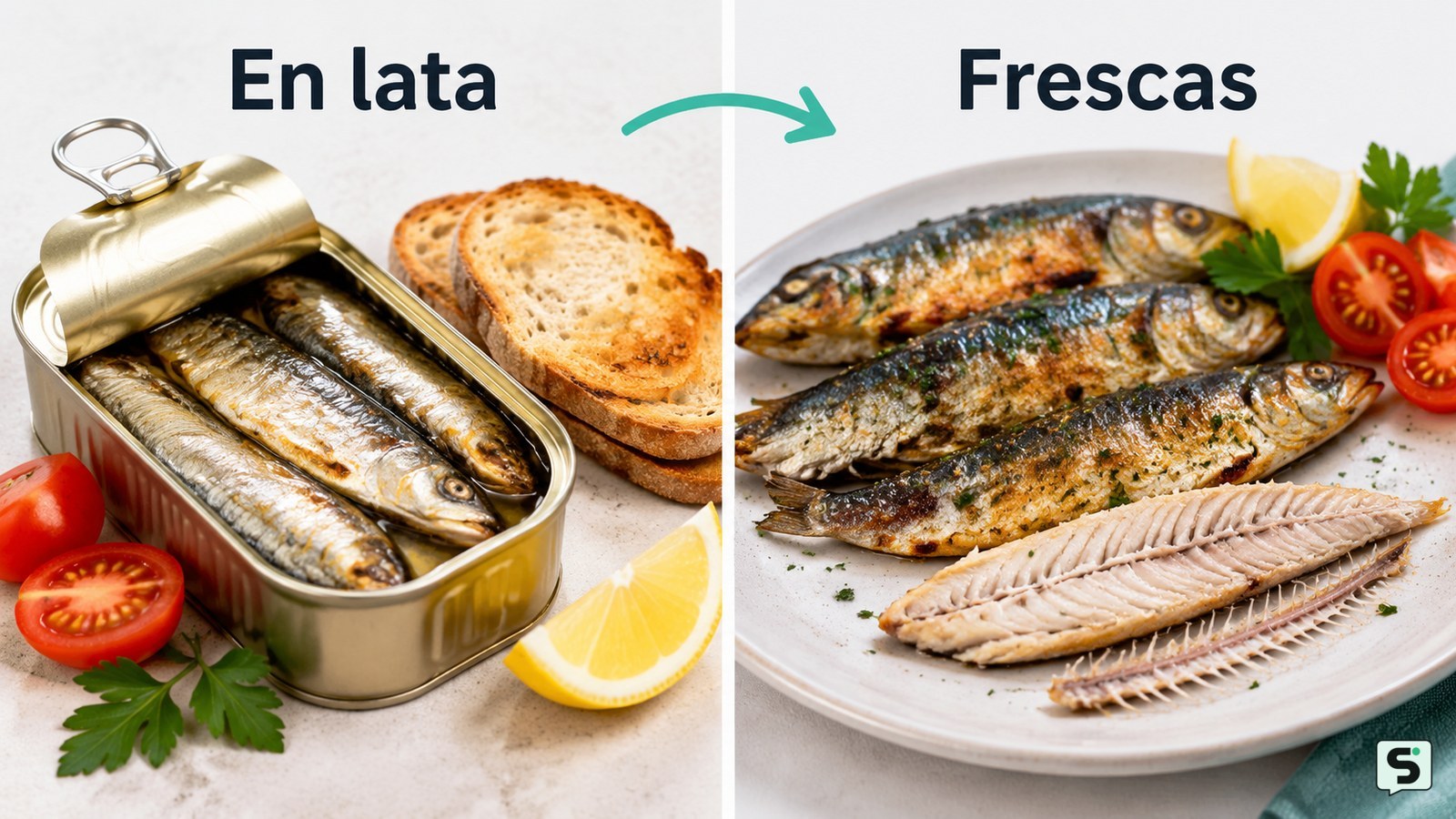 Cómo comer sardinas: ideas y seguridad