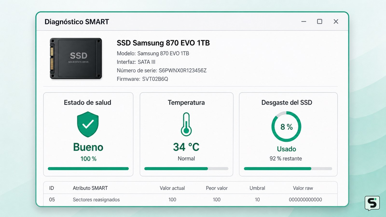 Cómo comprobar el estado del SSD: salud SMART