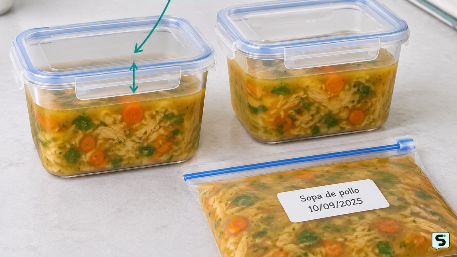 Cómo congelar sopa: porciones y buen resultado