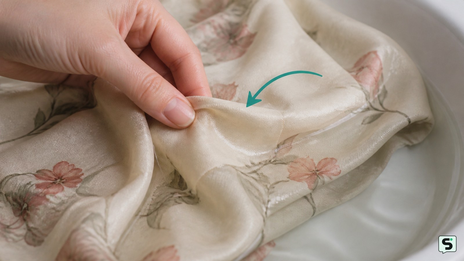 cómo cuidar la seda vintage y las telas delicadas: Comprueba si la seda vintage tolera una limpieza doméstica