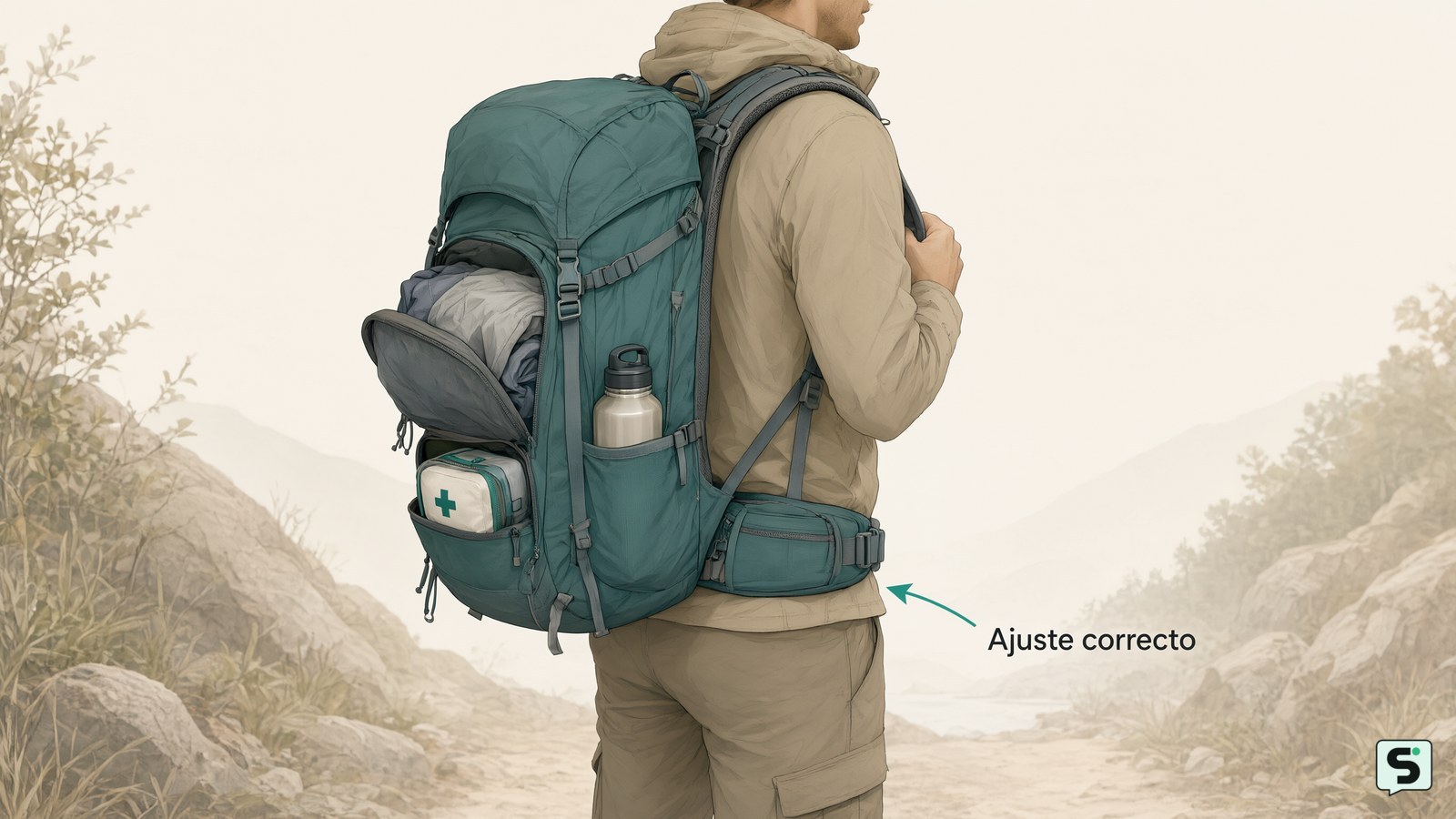 Cómo elegir una mochila: ajuste y capacidad