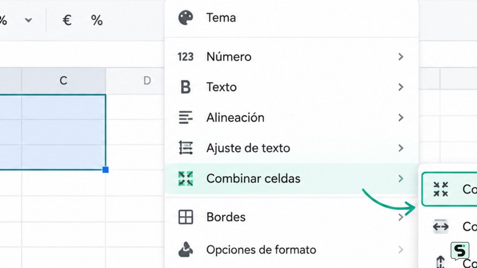 Cómo fusionar celdas en Hojas de Google: guía práctica