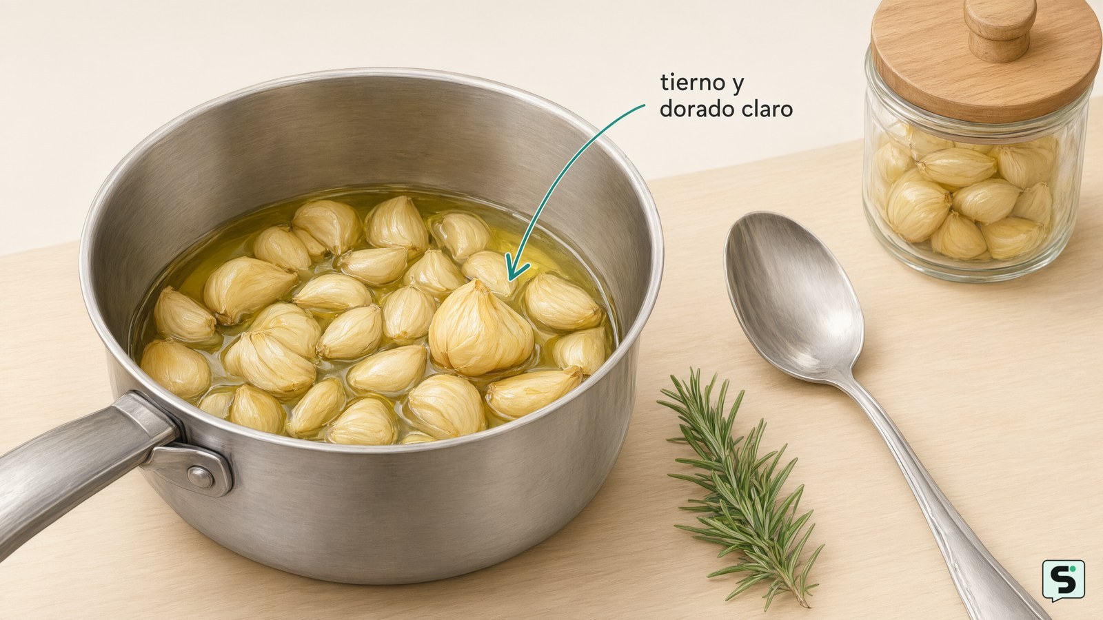 Cómo hacer ajo confitado: suave y versátil
