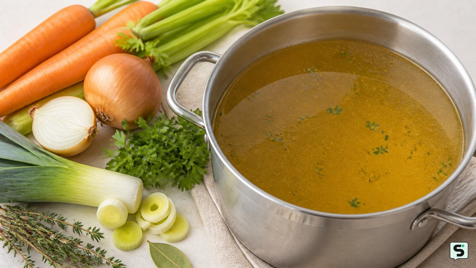 Cómo hacer caldo de verduras: sabor casero