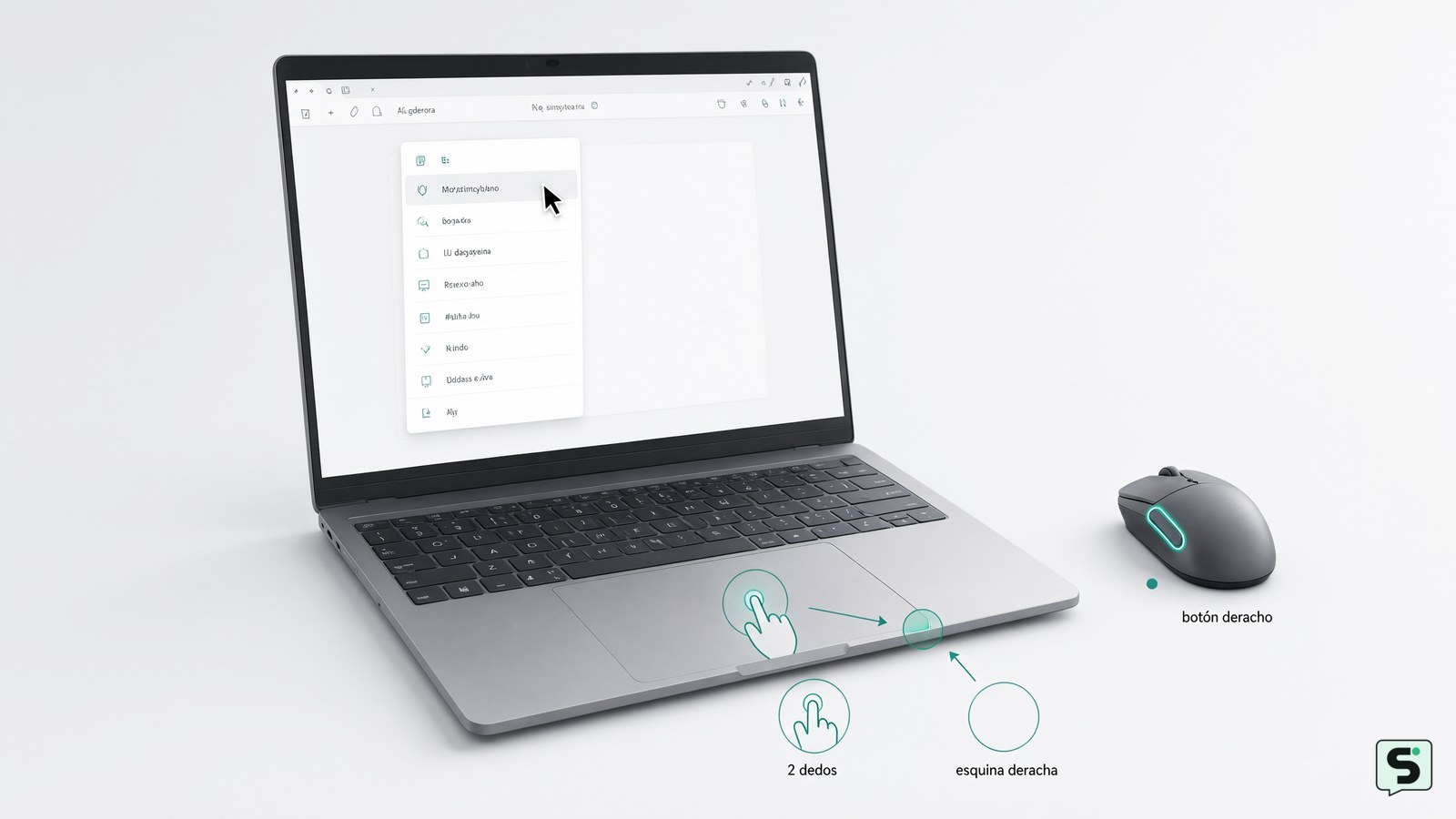 Cómo hacer clic derecho en la computadora portátil