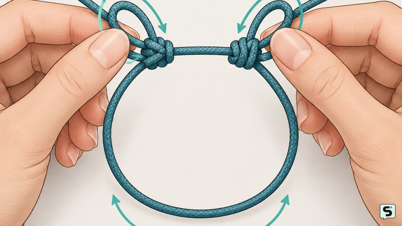 Cómo hacer un nudo corredizo: pulseras ajustables