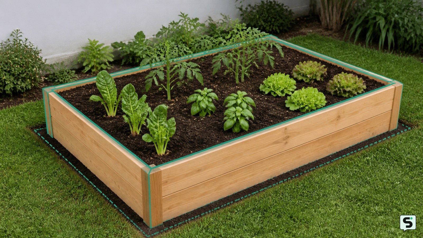 Cómo hacer una cama de jardín elevada: paso a paso