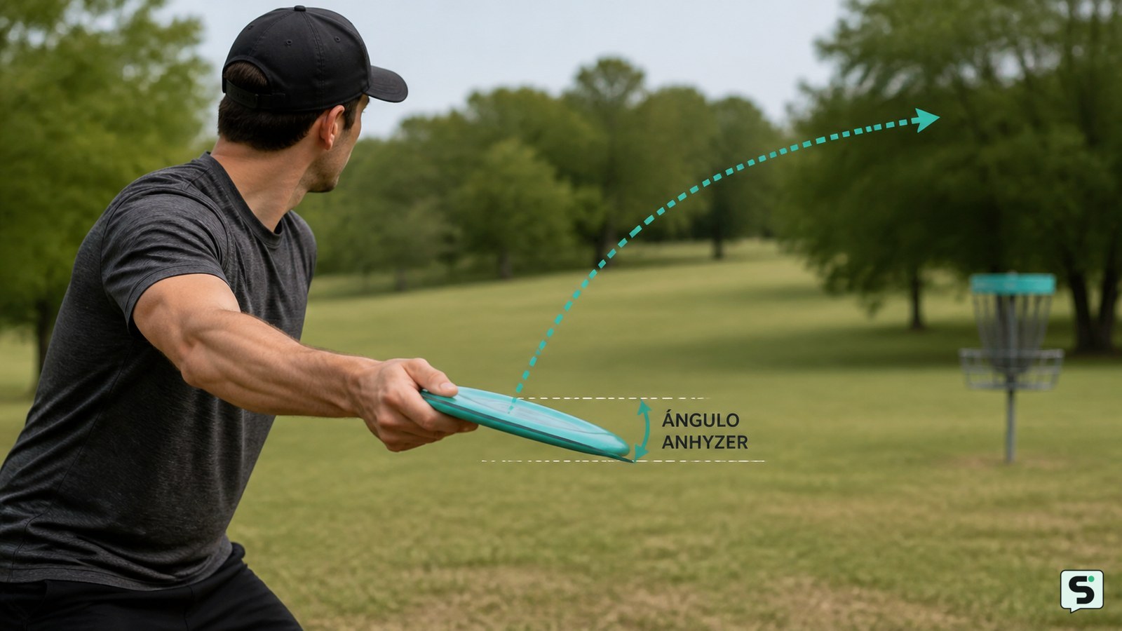Cómo lanzar un golf de disco de tiro anhyzer: control