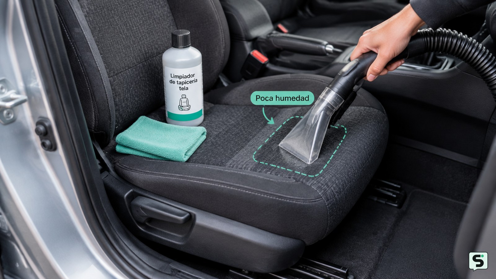 Cómo limpiar asientos de coche: método seguro