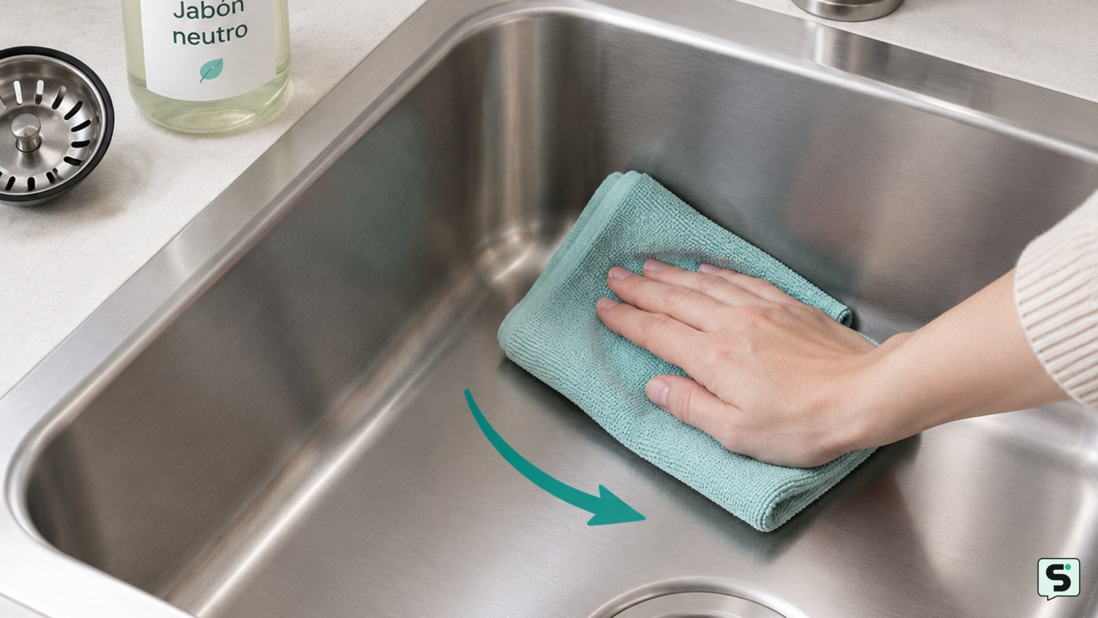 Cómo limpiar el fregadero de la cocina: sin rayarlo