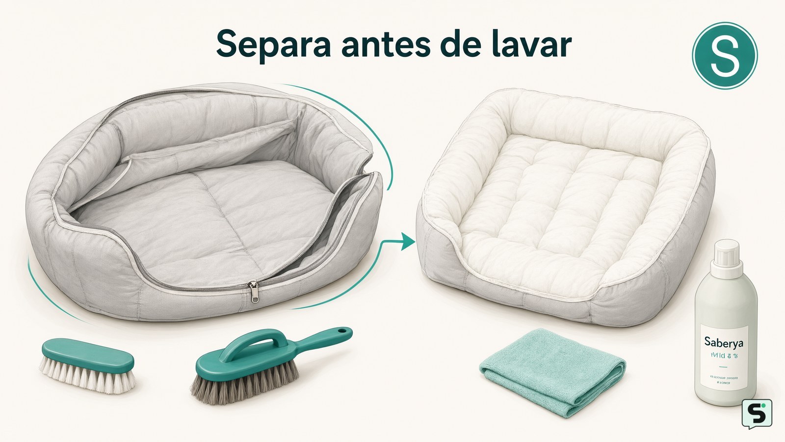 Cómo limpiar la cama de una mascota: sin residuos