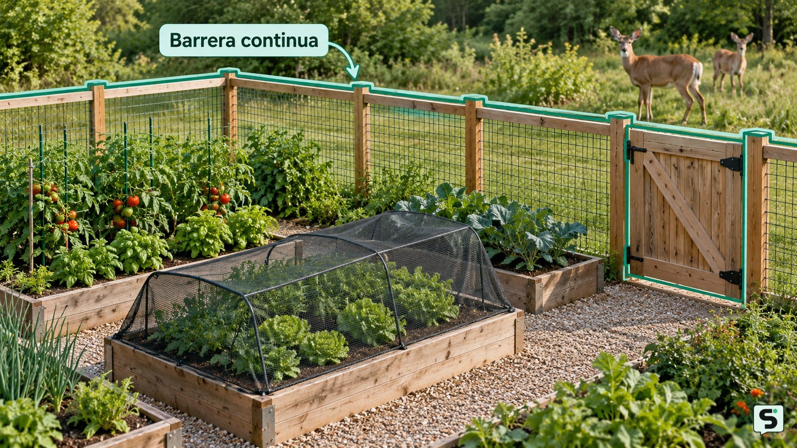 Cómo mantener a los ciervos fuera del jardín
