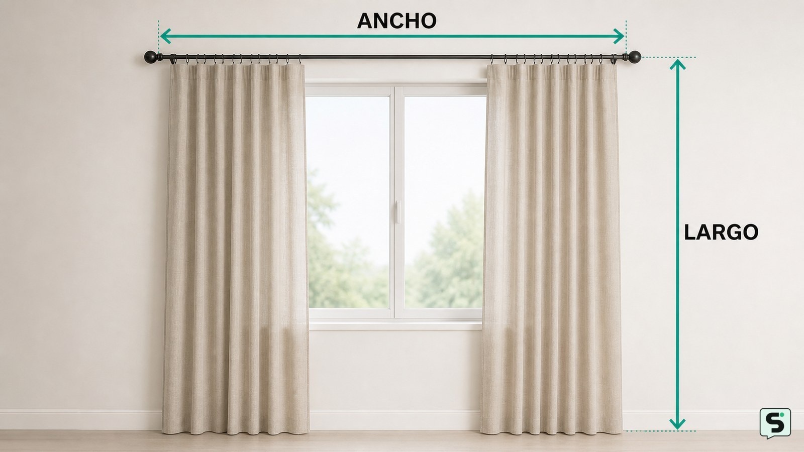 Cómo medir cortinas para que queden a medida