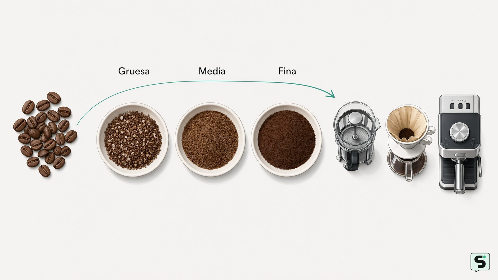 Cómo moler granos de café: guía práctica
