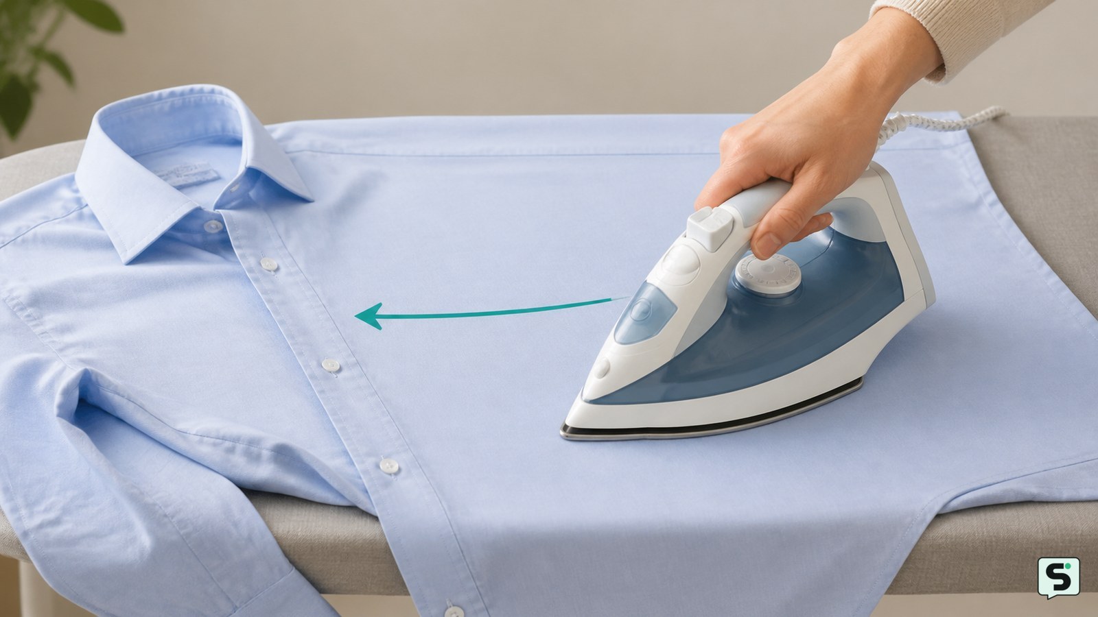 Cómo planchar una camisa: sin brillos
