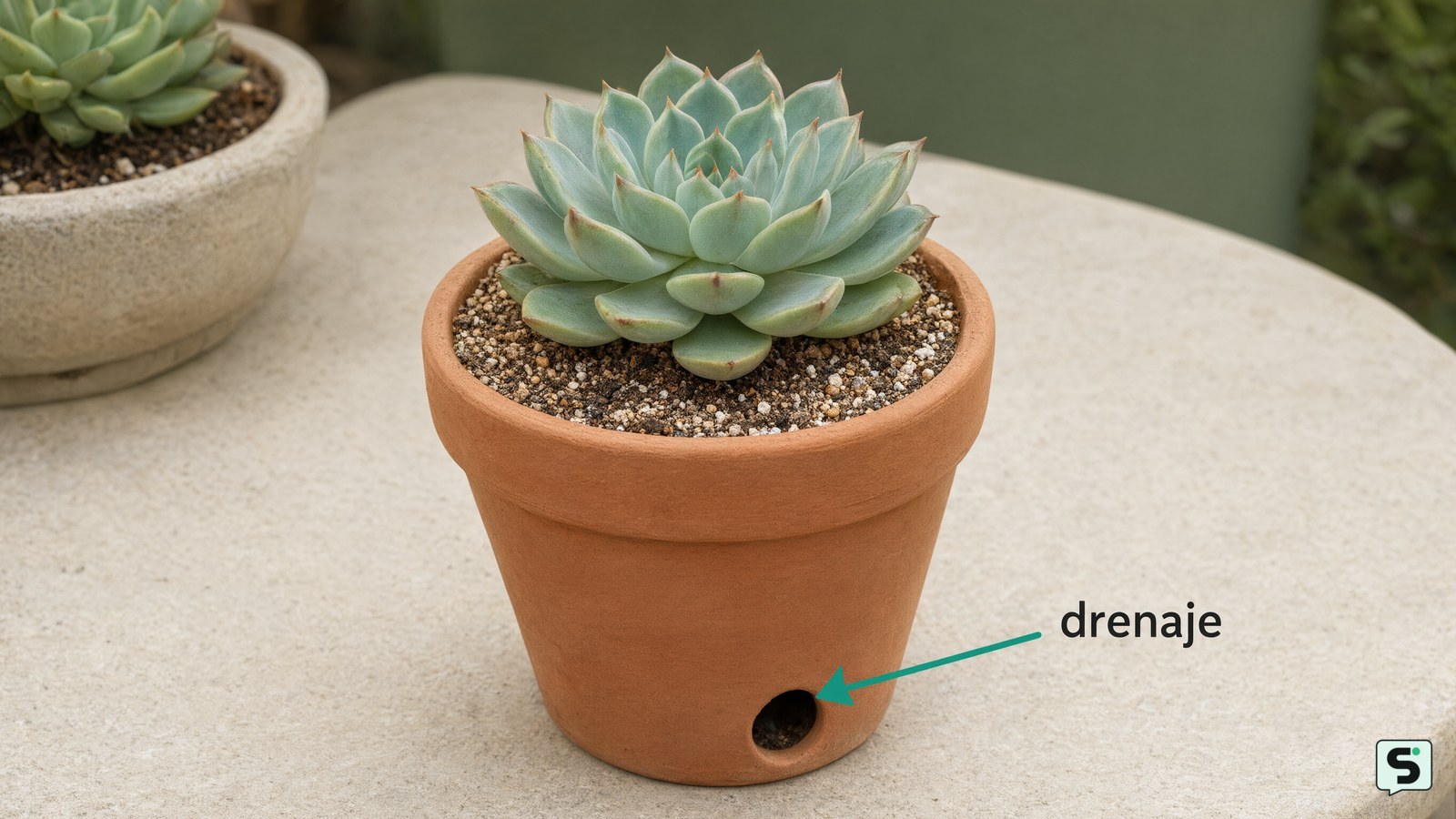 Cómo plantar suculentas: buen drenaje