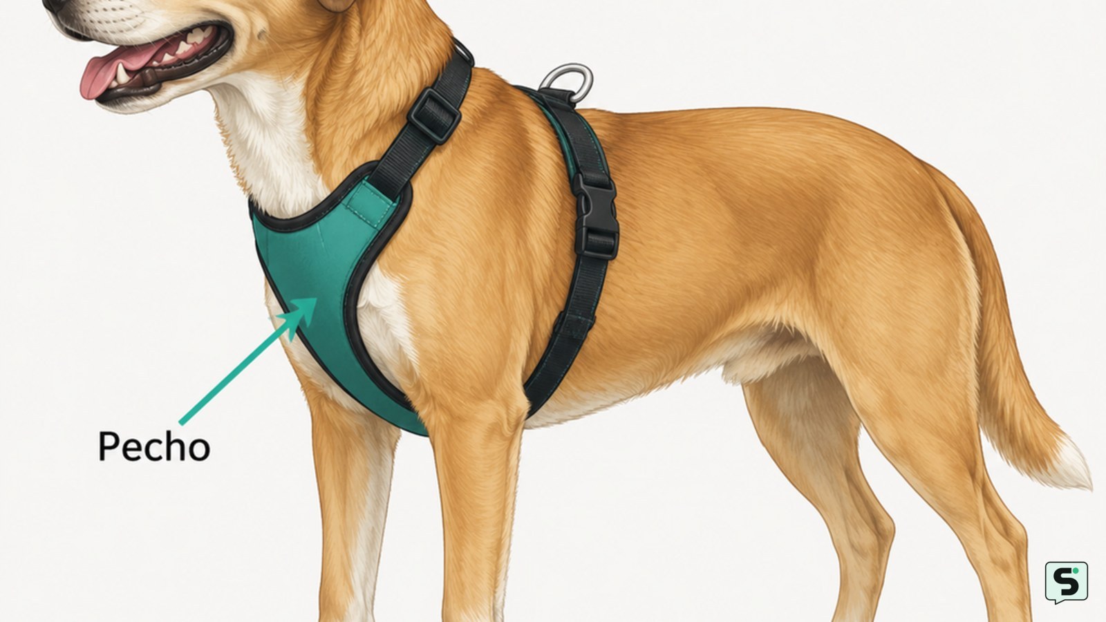 Cómo ponerle el arnés al perro: ajuste seguro