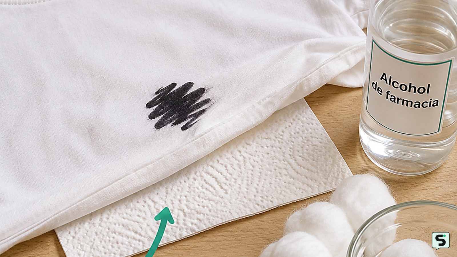 ¿Cómo puedo quitar el marcador permanente de la ropa?