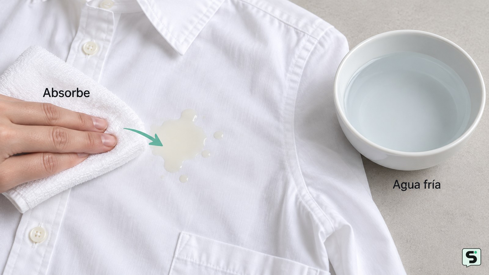 Cómo quitar las manchas de leche: sin cercos