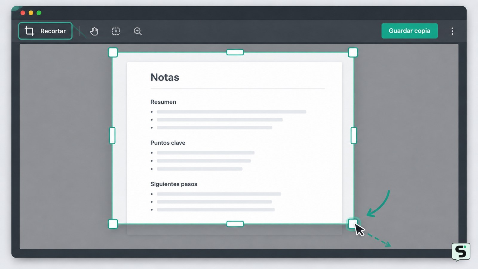 Cómo recortar una captura de pantalla: pasos claros