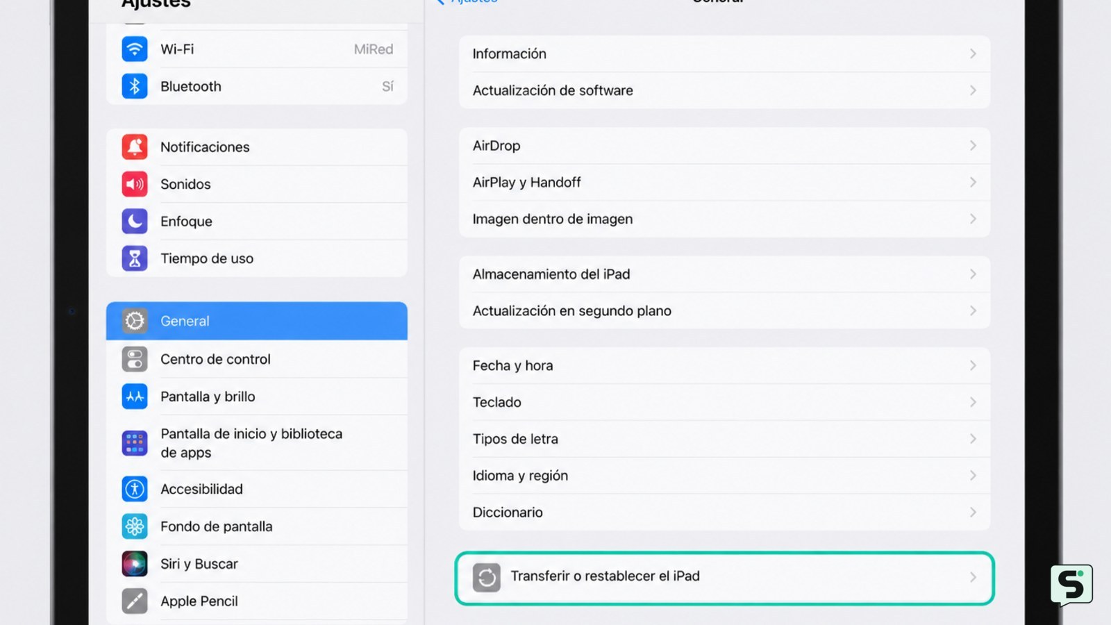 Cómo restablecer el iPad a valores de fábrica