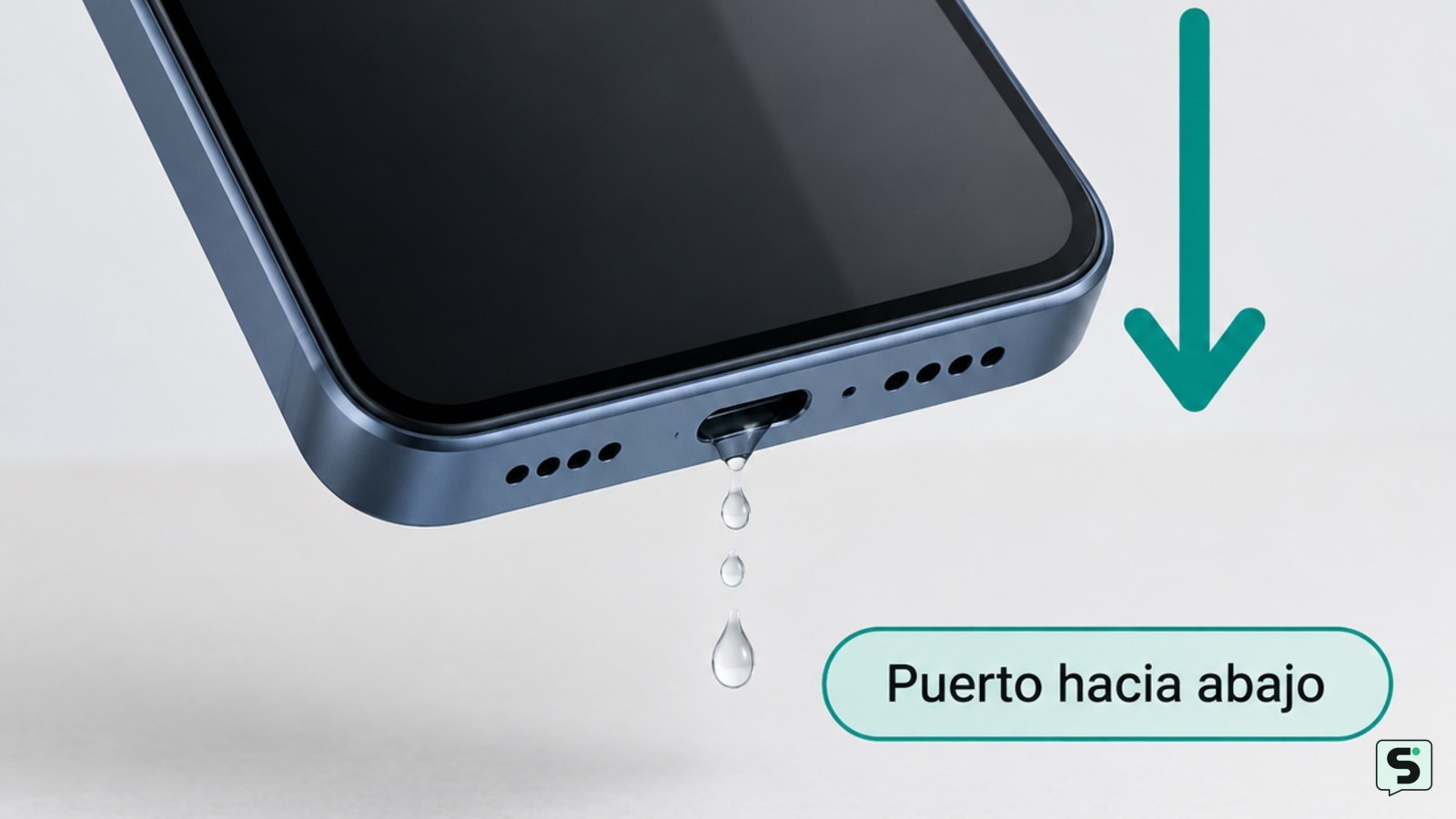 Cómo sacar agua del puerto de carga: pasos seguros