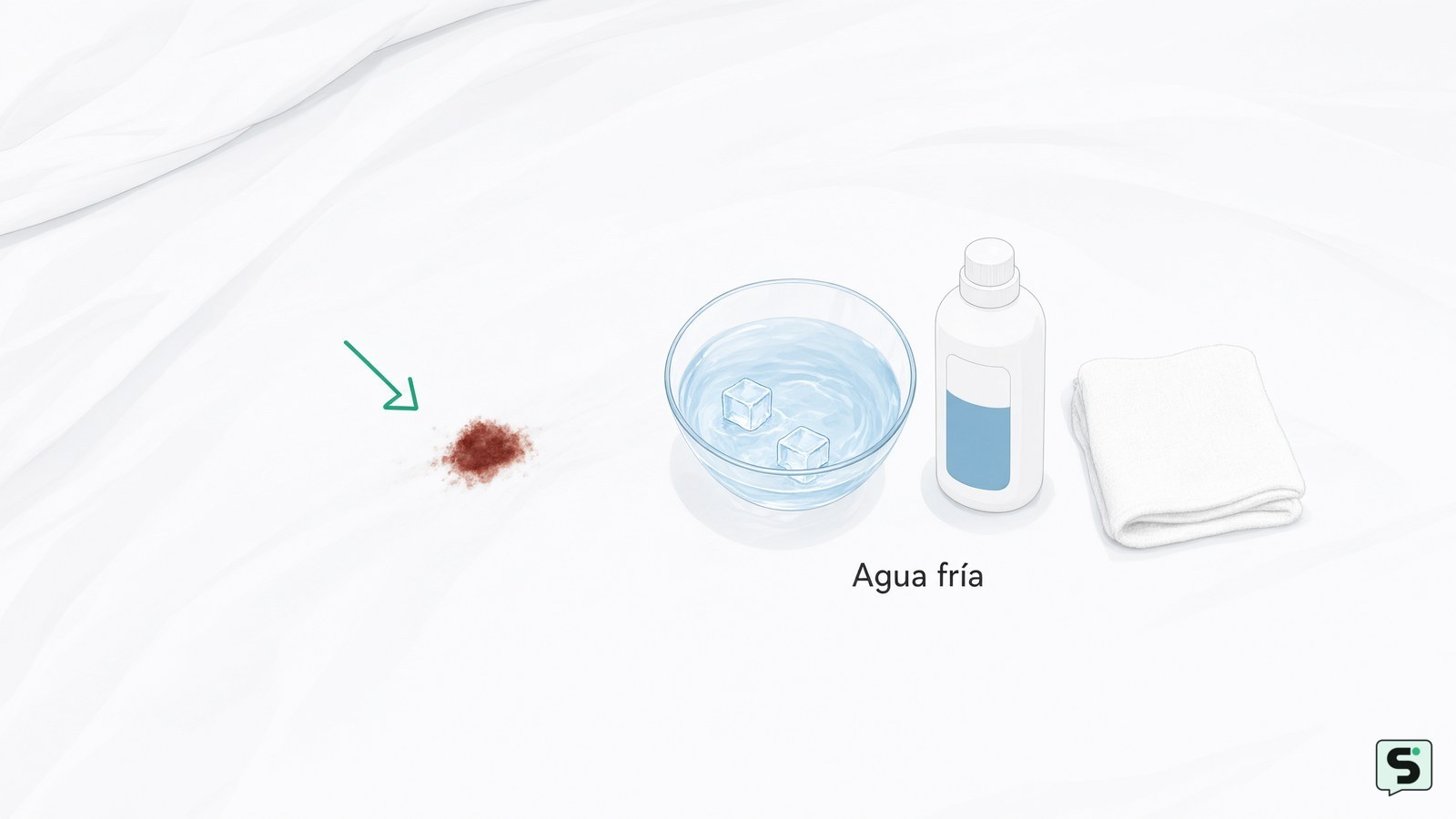Cómo sacar sangre de las sábanas: sin fijarla