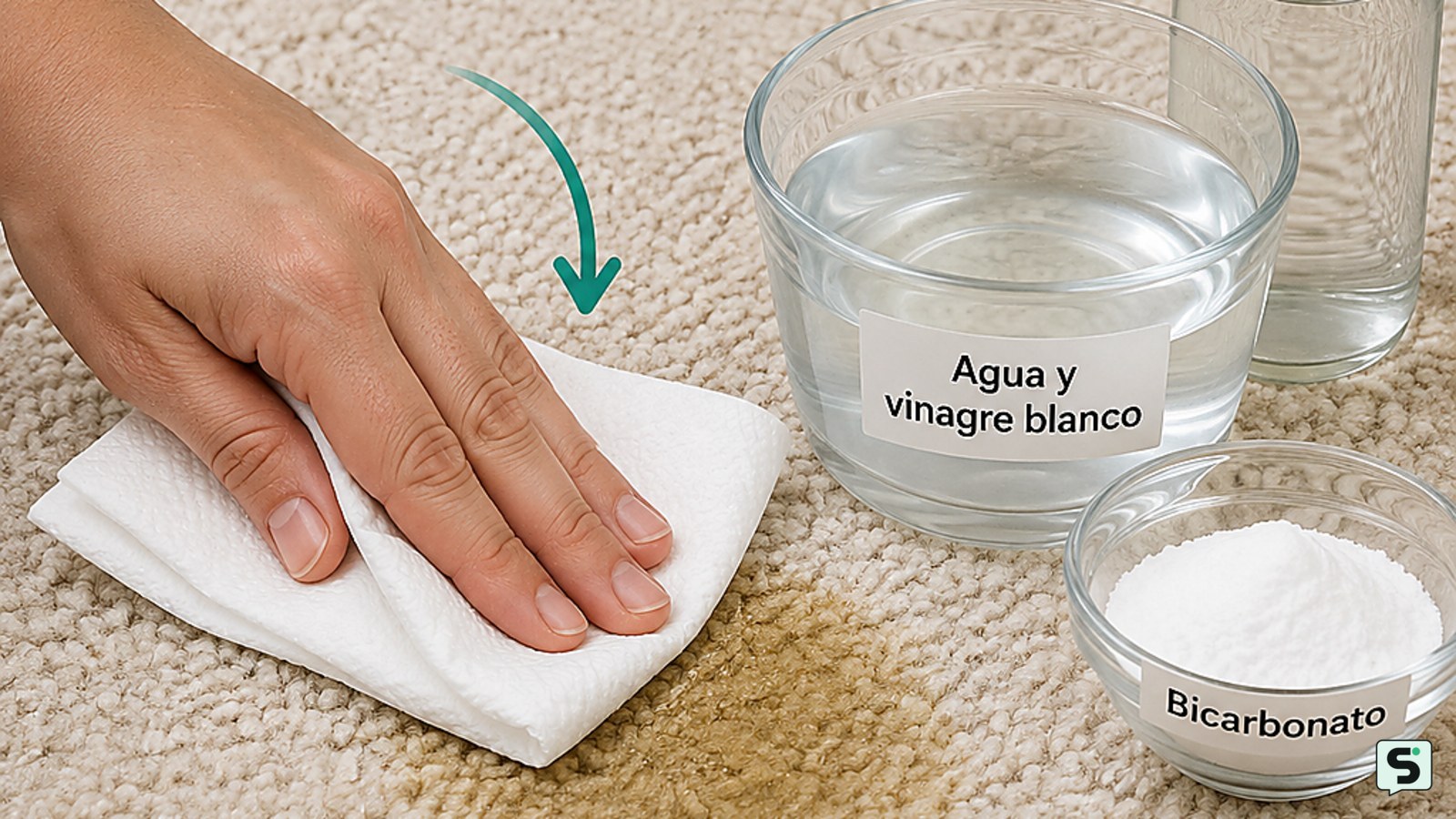 ¿Cómo se quita el olor a orina de la alfombra? Pasos
