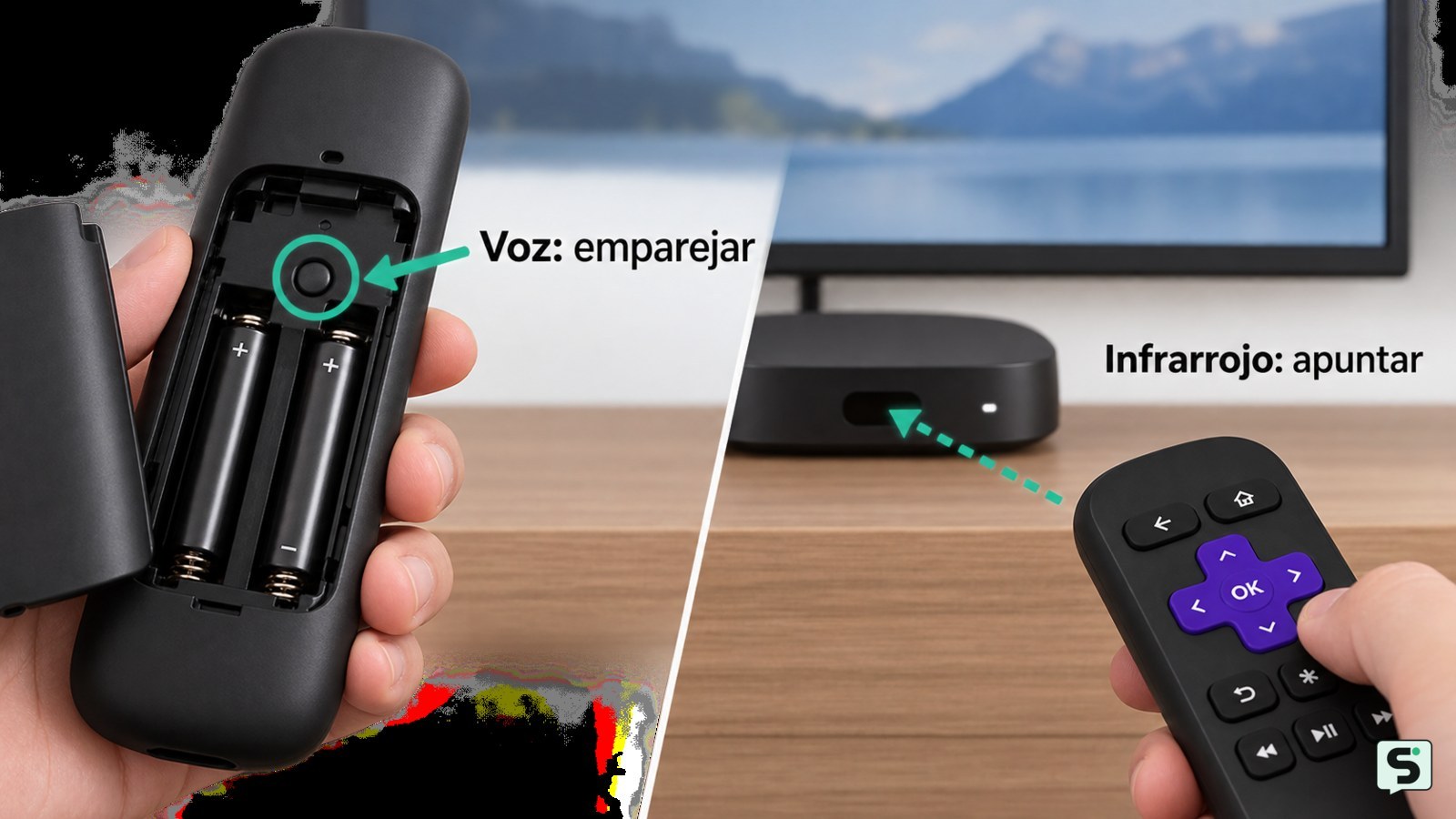 Cómo sincronizar el control remoto con Roku