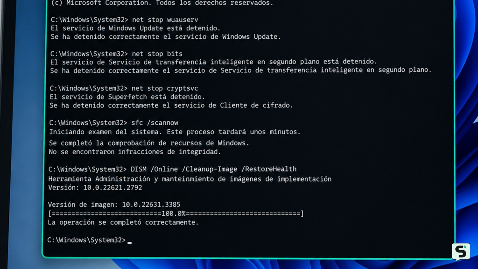 Cómo solucionar el error de instalación 0x800f0991