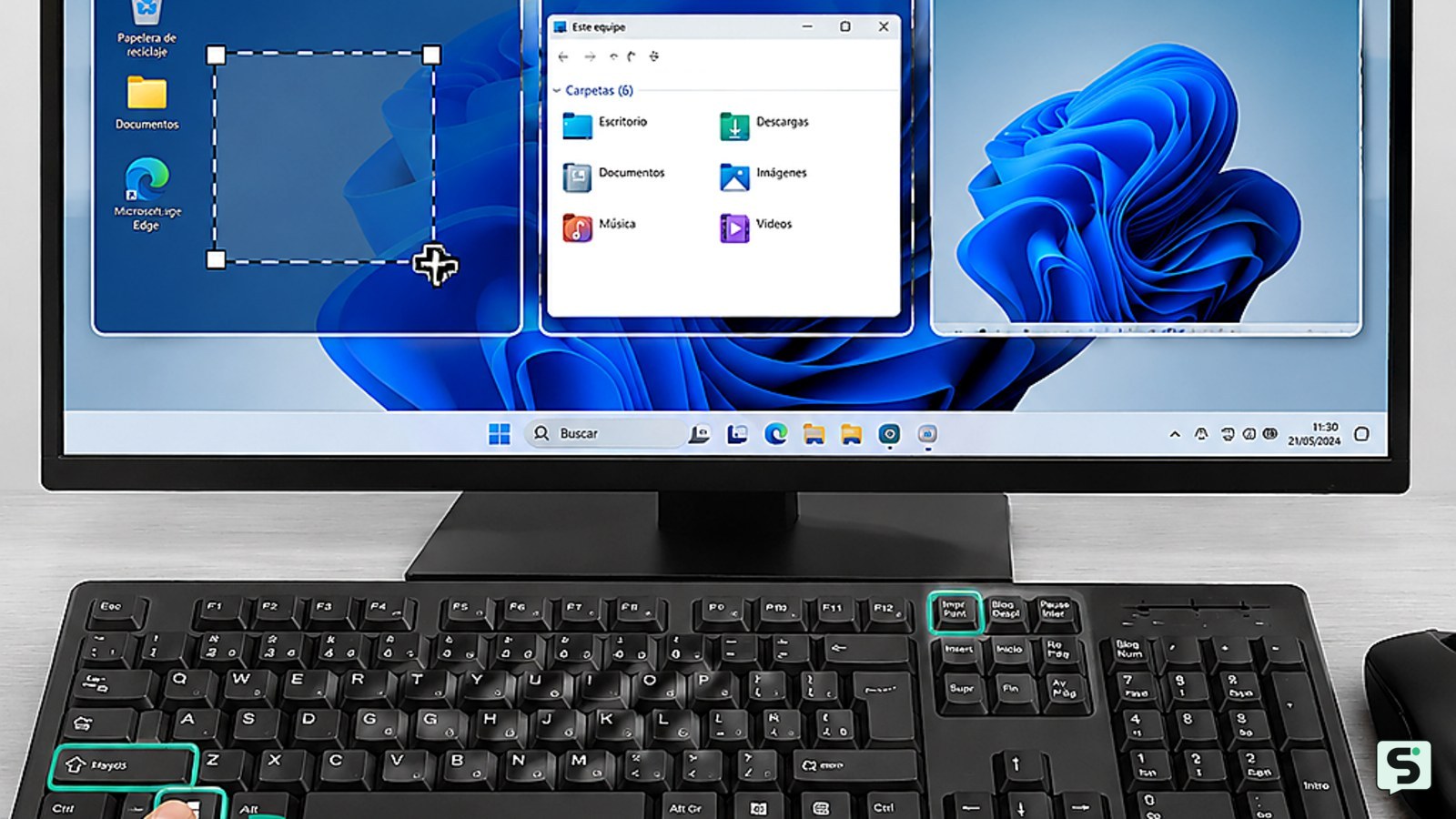 ¿Cómo puedo tomar una captura de pantalla en la PC?