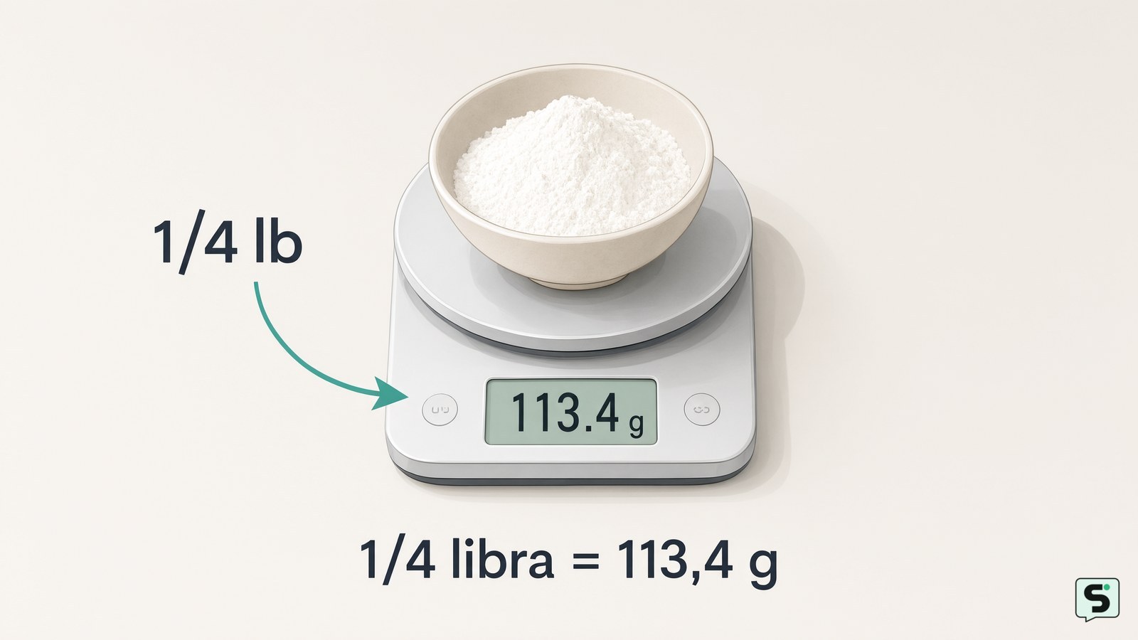 Cuántos gramos equivalen a un cuarto de libra