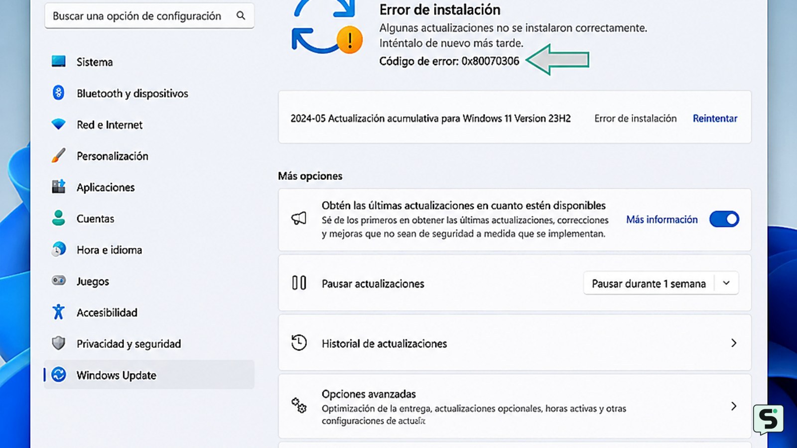 Error de instalación 0x80070306: cómo arreglarlo