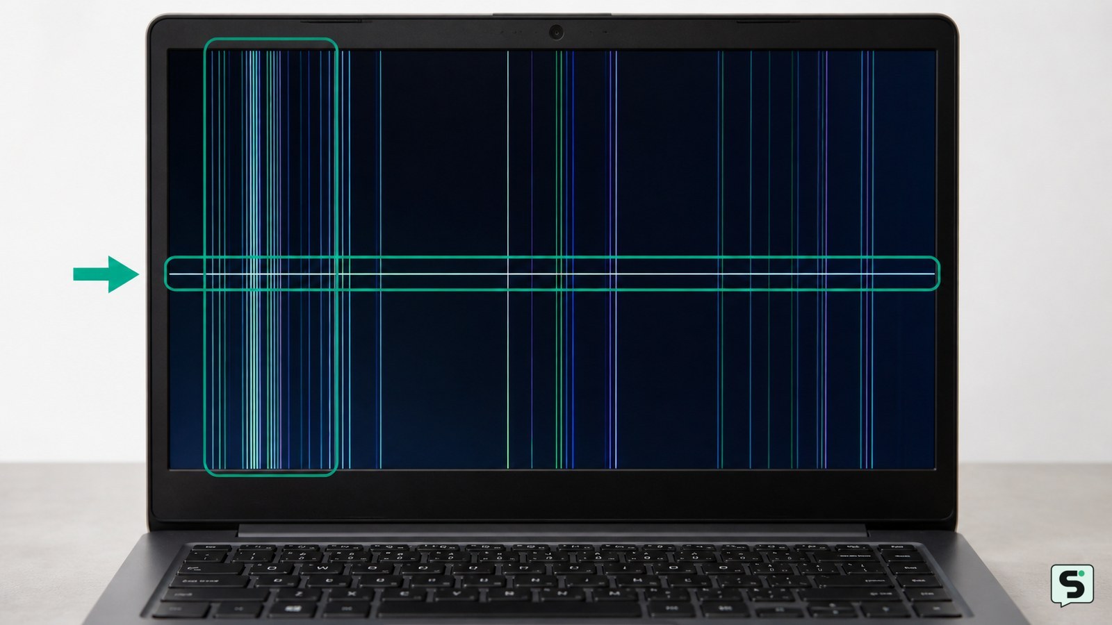 Líneas de LCD de computadora portátil: diagnóstico