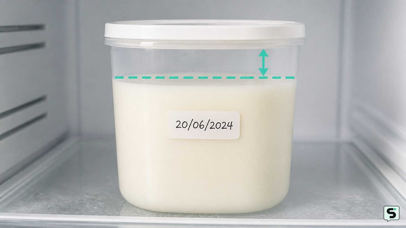 ¿Puedes congelar la leche?: guía práctica