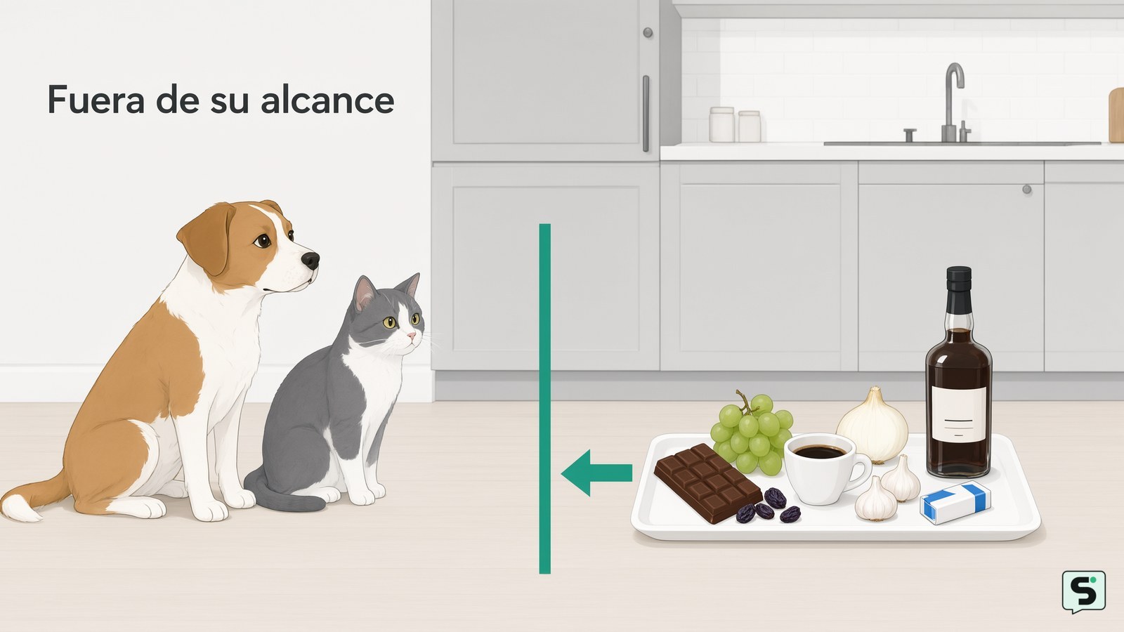 Qué alimentos humanos son peligrosos para perros y gatos