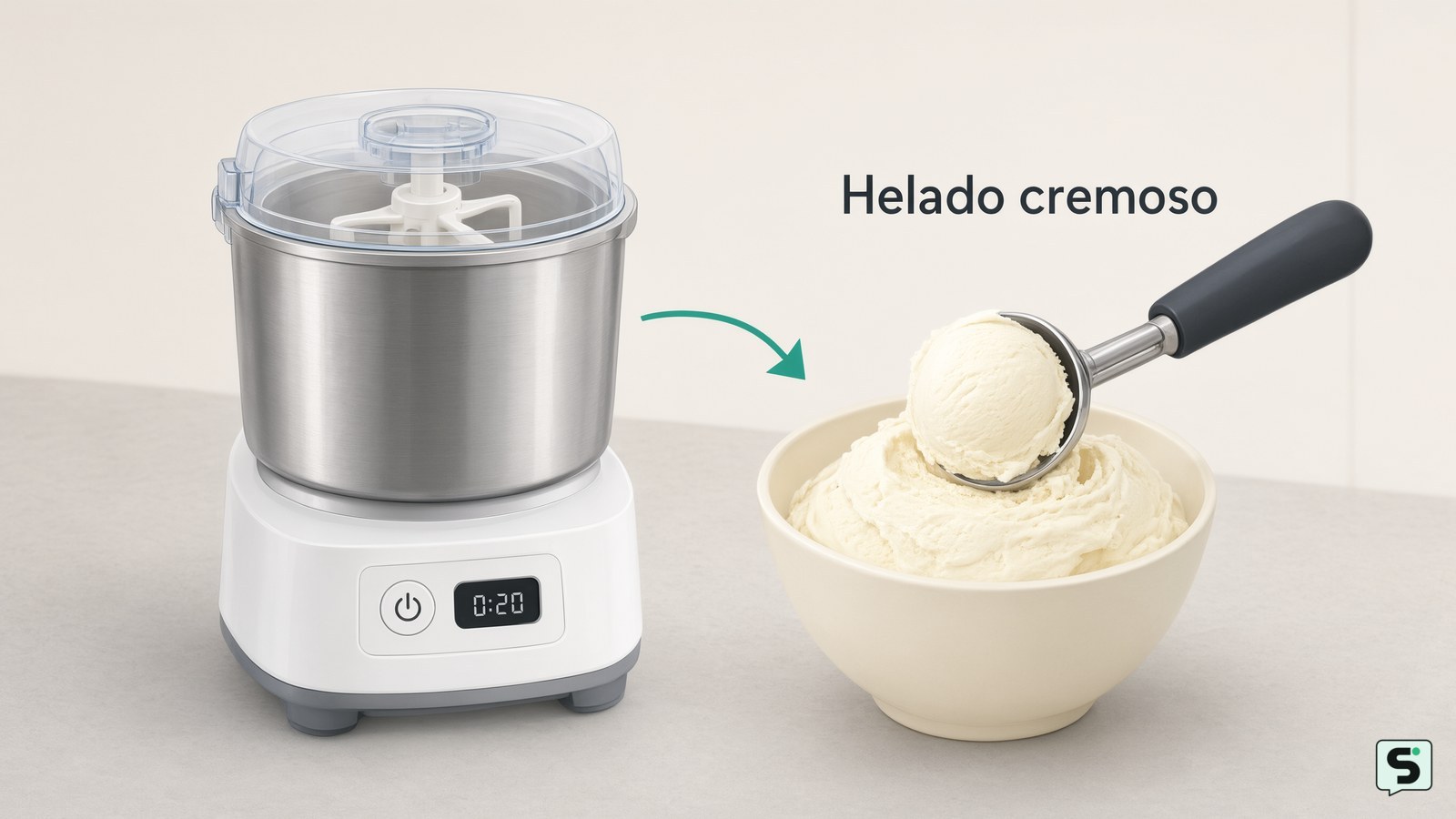 Receta de helado para heladera: base cremosa
